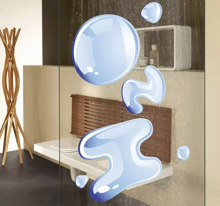 H2o-koristeteksti - Tenstickers