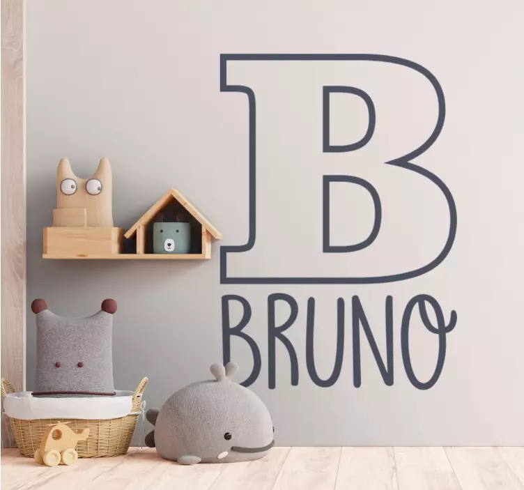 Hahmoteltu nimi tekstitarra - Tenstickers