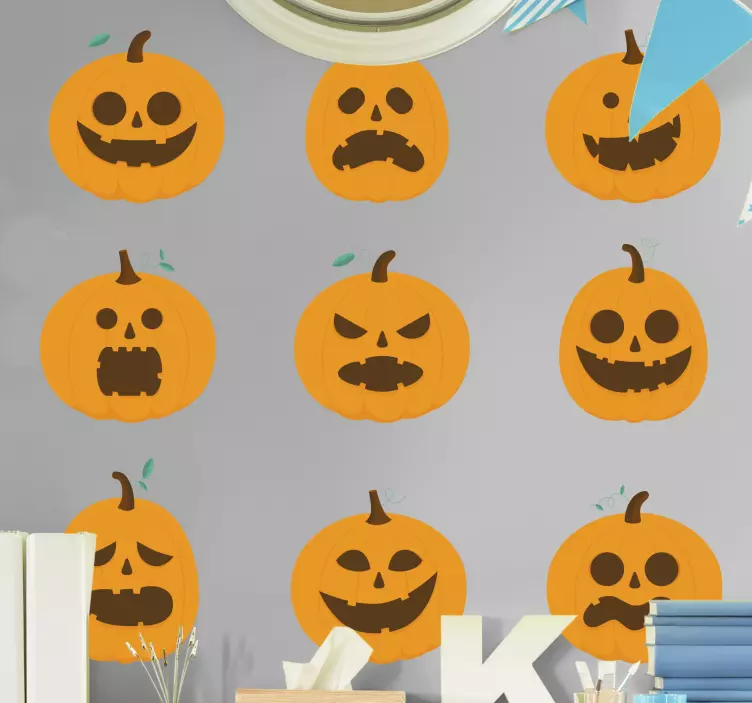 Halloween-ilmaisut halloween tarrat - Tenstickers