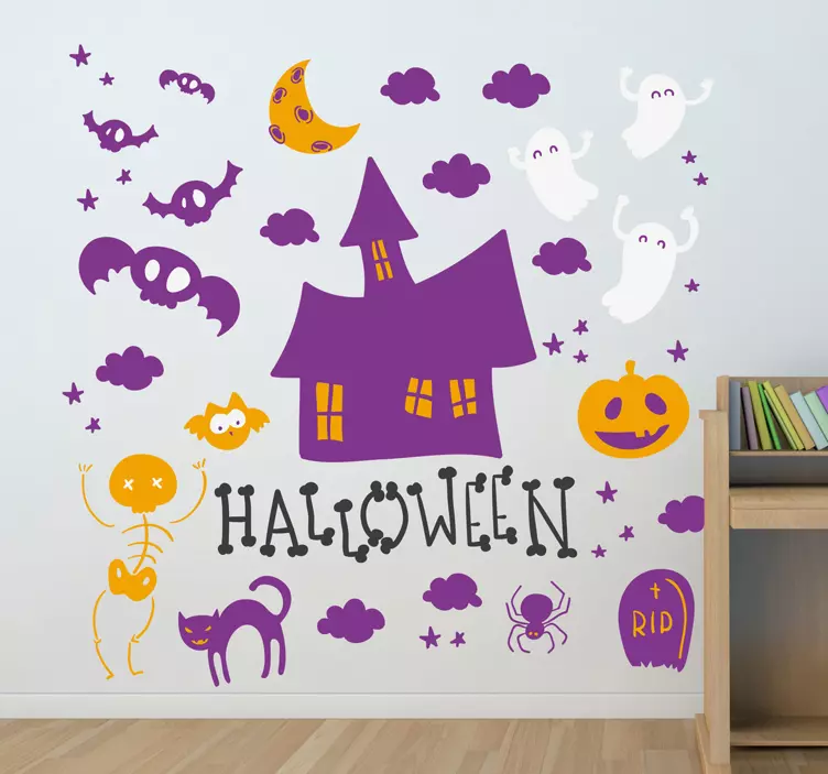 Halloween Sisustustarra - Tenstickers