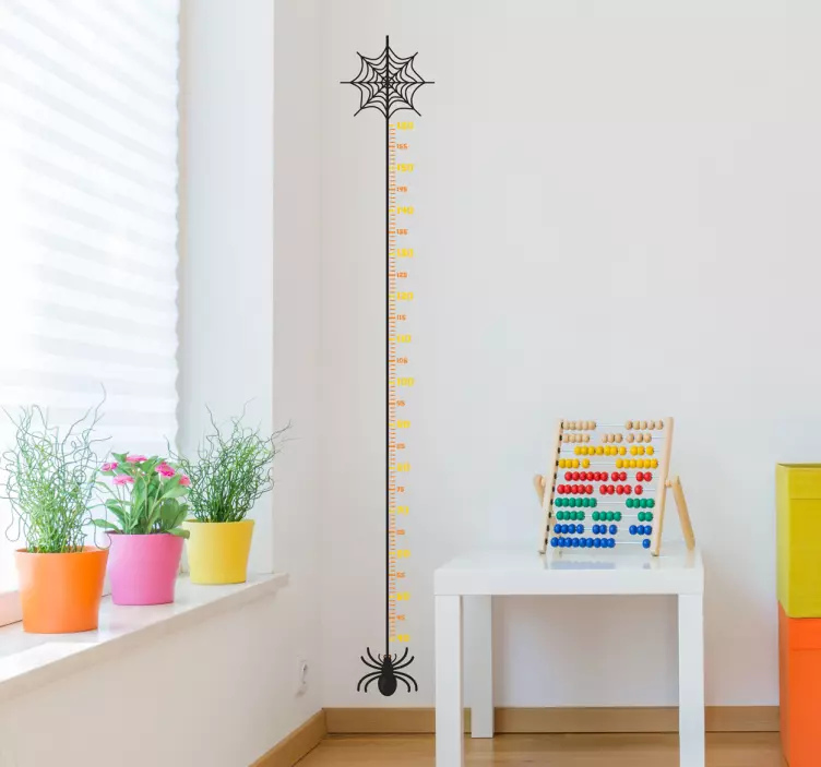 Uniikki hämähäkin seitti mittatarra - Tenstickers