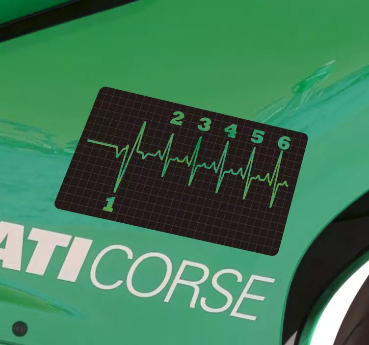 Hammaspyörät moottoripyörä vinyyli tarra - Tenstickers