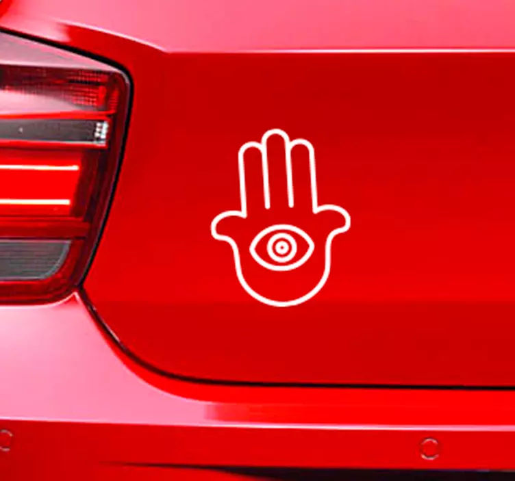 Hamsa-symboli henkinen autotarra - Tenstickers