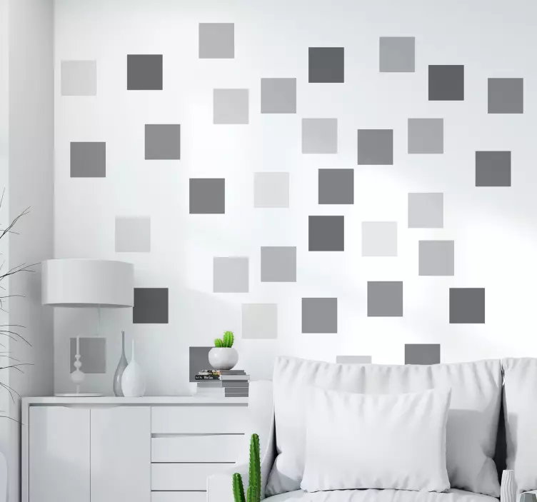 Harmaa haalistuva tarra - Tenstickers