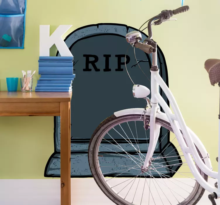 Hautakivi rip halloween tarrat - Tenstickers