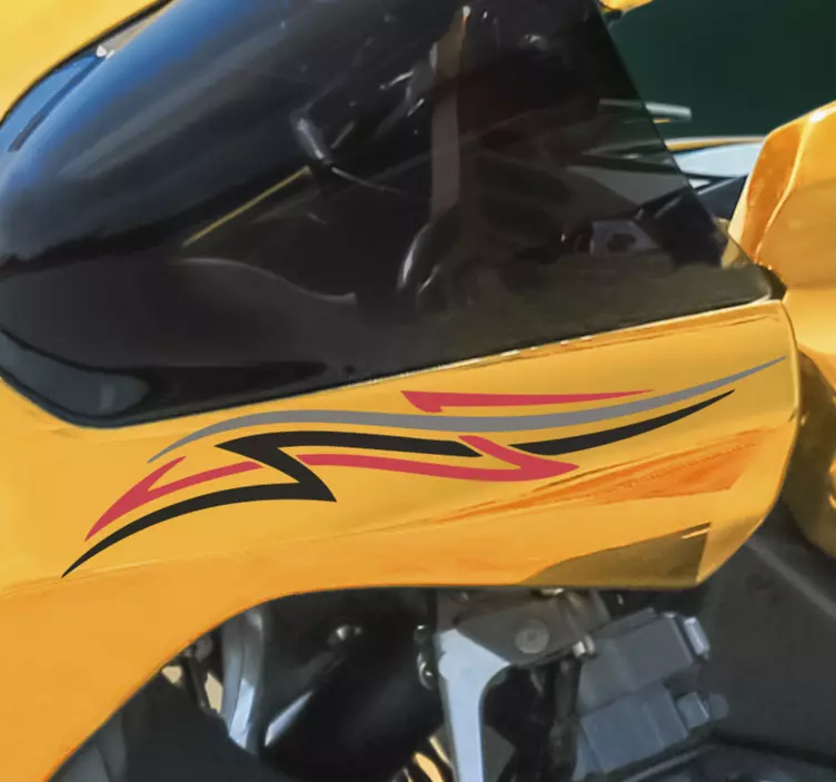 Heimojen graafiset mopo tarra - Tenstickers