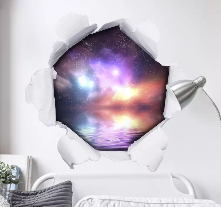 Muokattava reikä paperissa 3D seinätarra - Tenstickers
