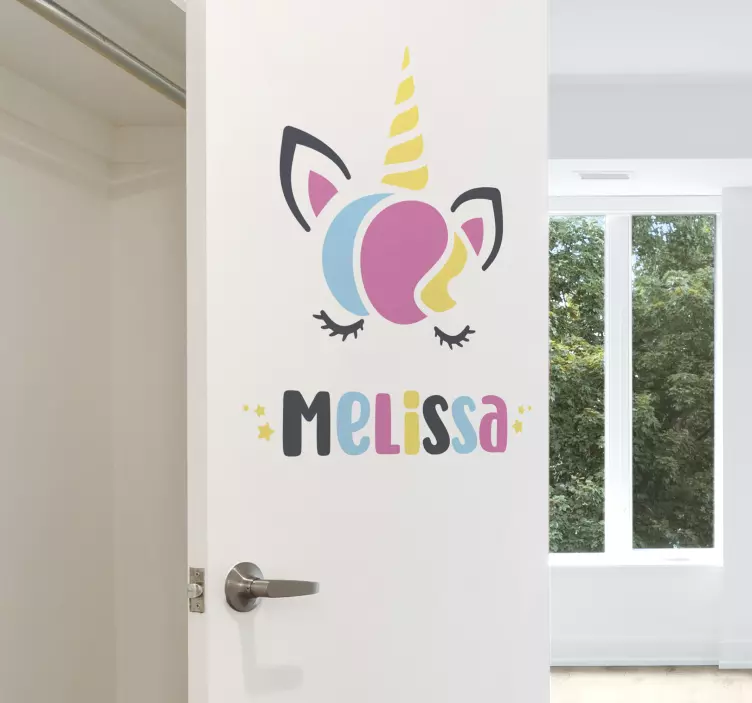 Henkilökohtainen yksisarvinen nimi Ovitarra - Tenstickers