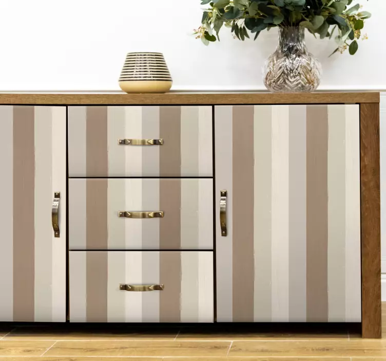 Hiekka väri Huonekalutarrat - Tenstickers