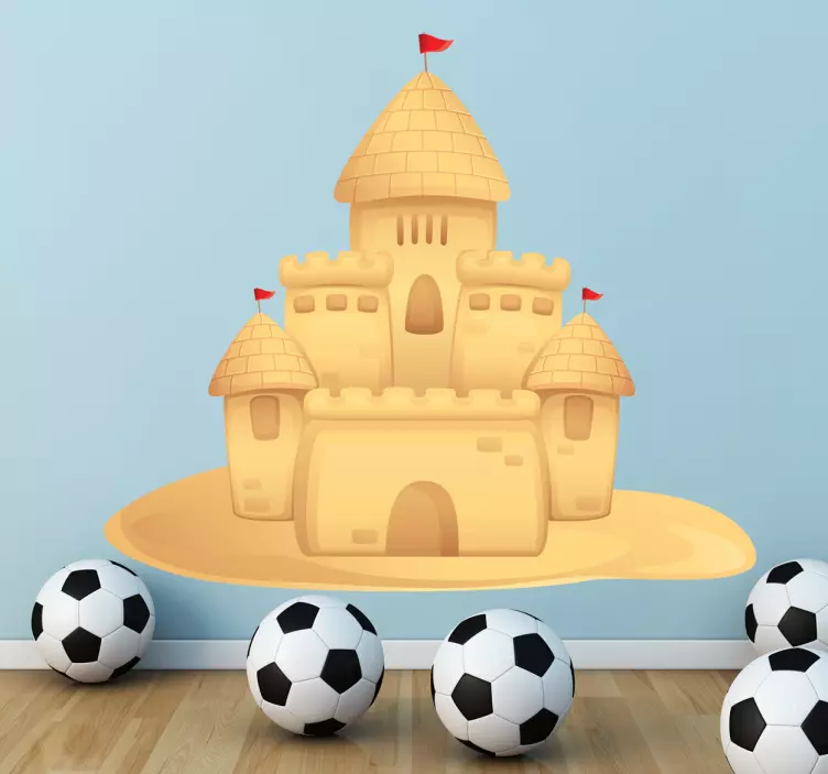 Hiekkalinna lasten tarra - Tenstickers