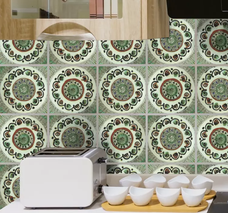 Horezu-laatat kaakelitarra - Tenstickers