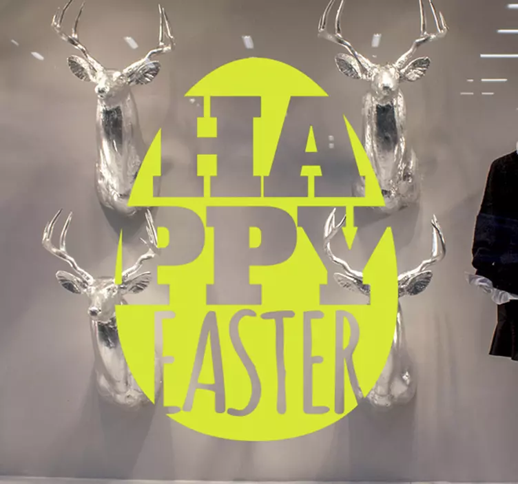 Hyvää pääsiäistä -tarra - Tenstickers