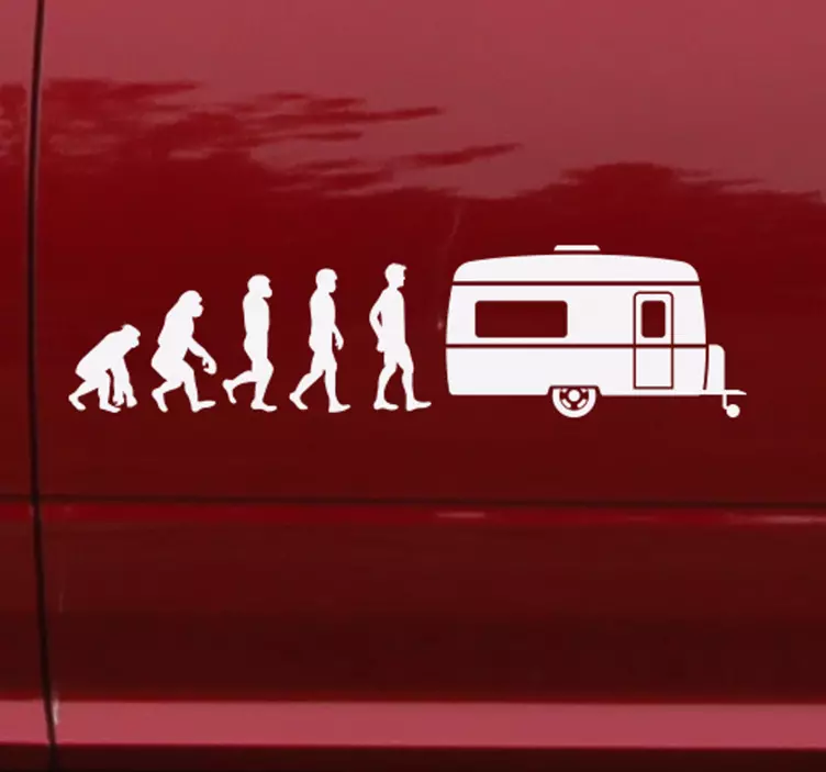 Ihmisen evoluutio asuntovaunuun - Tenstickers