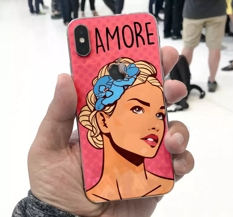 Iphone tarra naisellinen ilmaisu rakkaus - Tenstickers