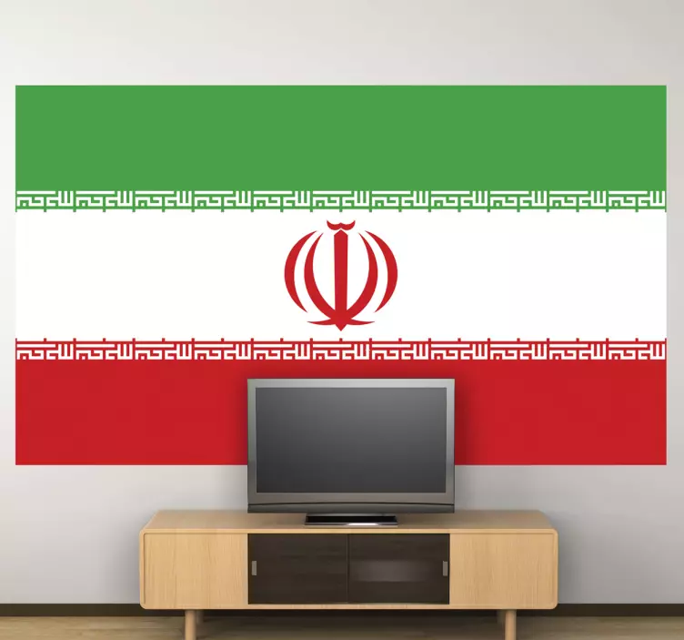 Iranin kansallislippu lipputarra - Tenstickers