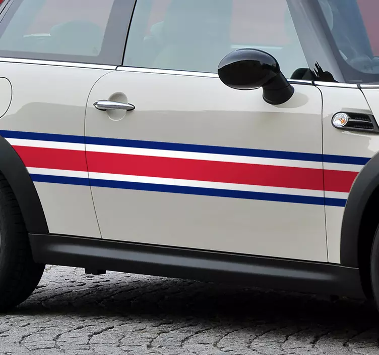 Autotarra Iso-Britannian väreillä - Tenstickers