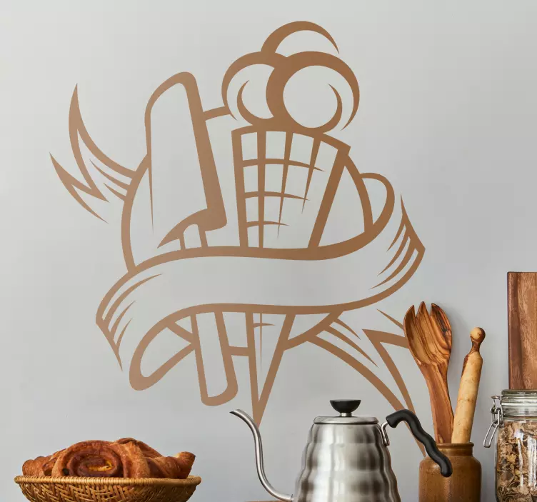 Jäätelökeittiötarra - Tenstickers