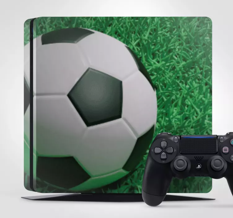 Jalkapallo nurmikentällä PS4 skin - Tenstickers
