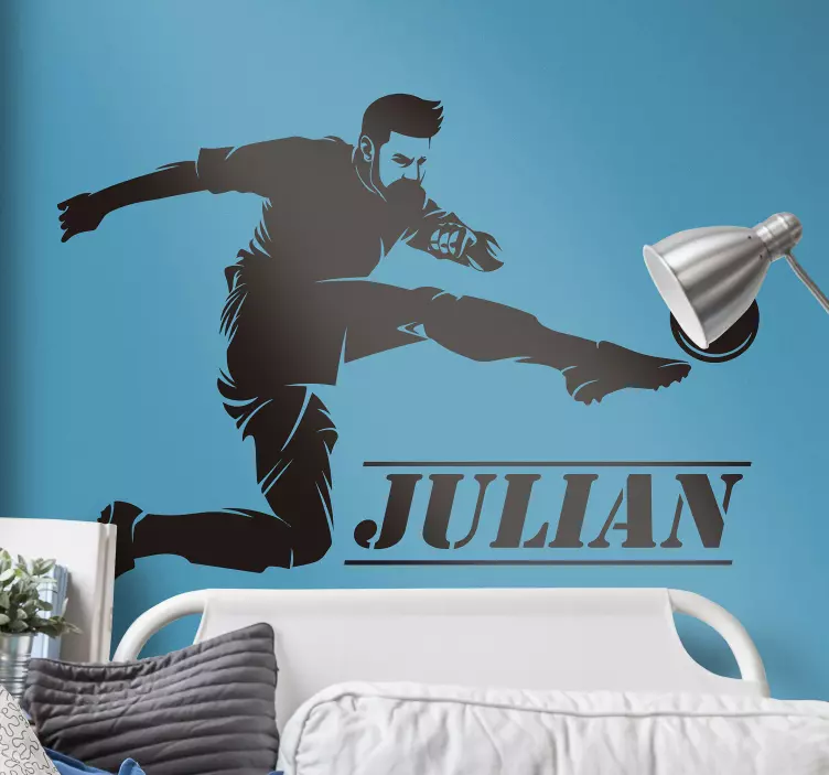 Jalkapalloilijan henkilökohtainen tarra - Tenstickers