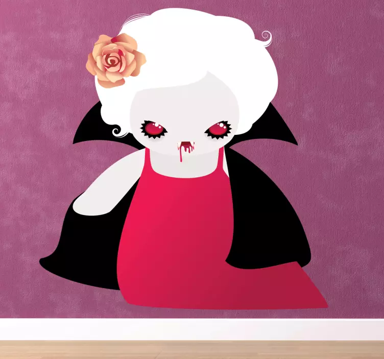 Janoisten vampyyrilasten tarra - Tenstickers