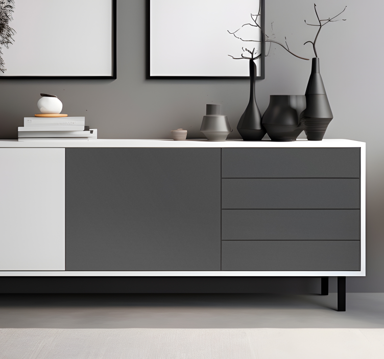 Jauhettua pippuria yksivärinen huonekalutarra - Tenstickers