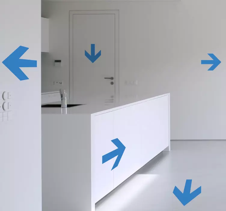 Joukko nuolia koriste-tarroja - Tenstickers