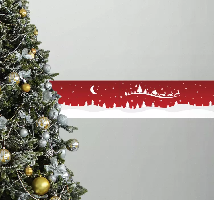 Kaunis joulu aalto joulutarrat - Tenstickers