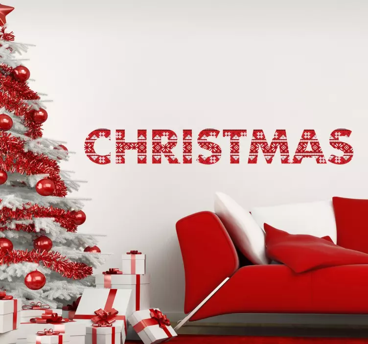 Joulu Tekstitarra - Tenstickers