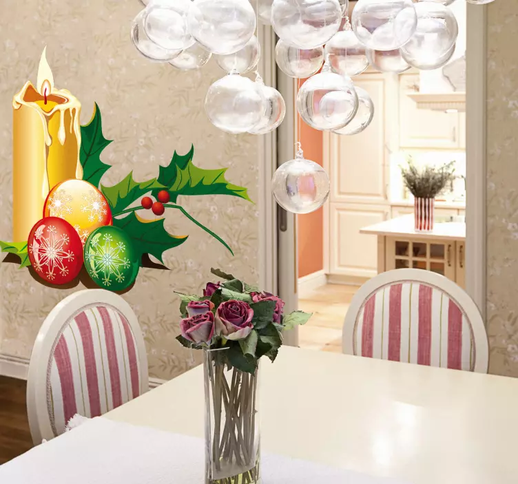 Joulukoristeita tarra - Tenstickers