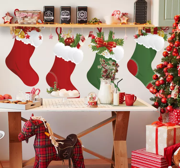 Joulusukka Sisustustarra - Tenstickers