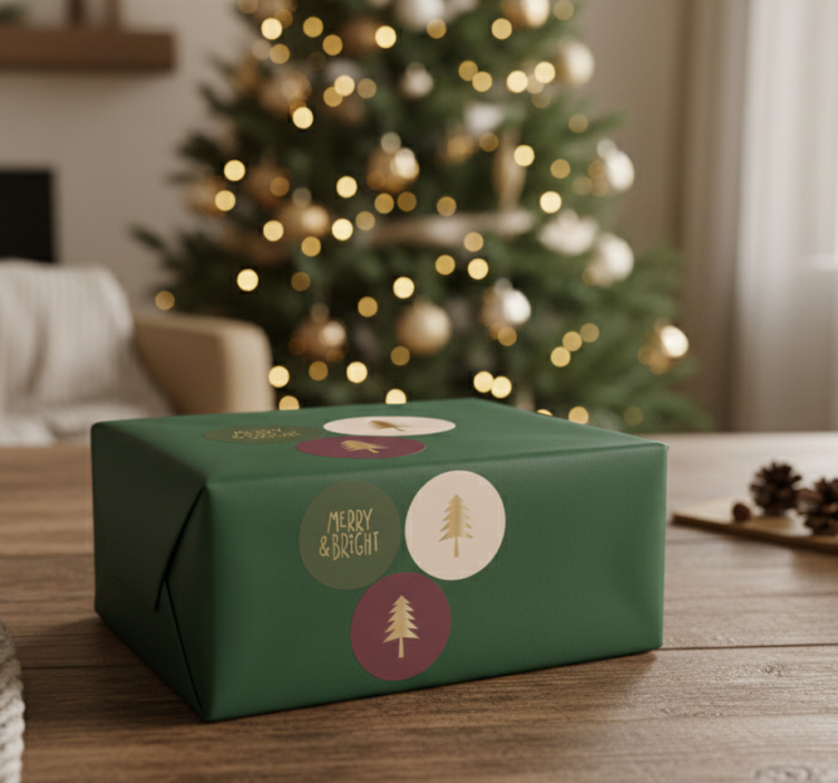 Joulutarra klassinen joulukuosisuunnittelu - Tenstickers