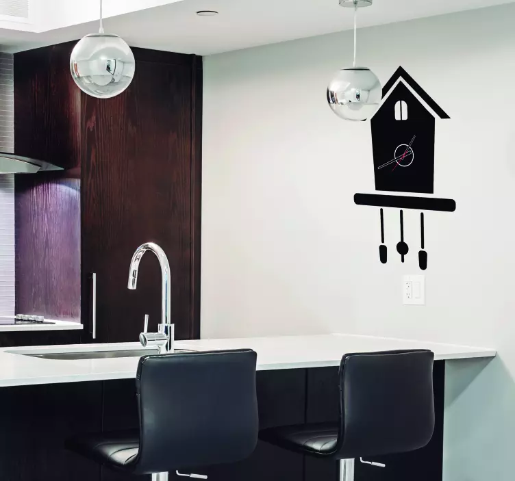 Käki seinäkello tarra - Tenstickers