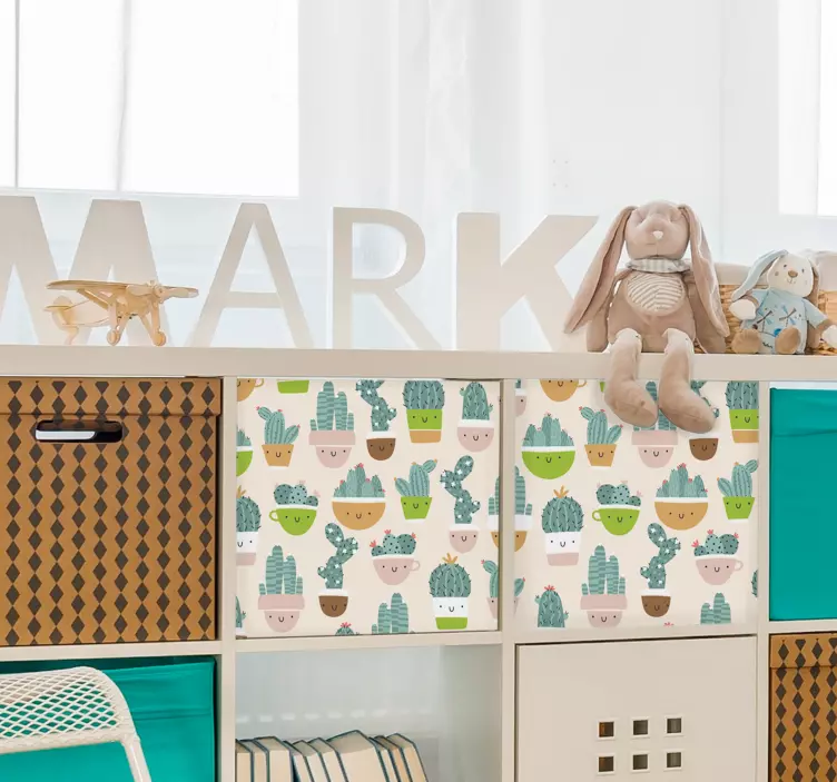 Kaktusruukut Huonekalutarrat - Tenstickers
