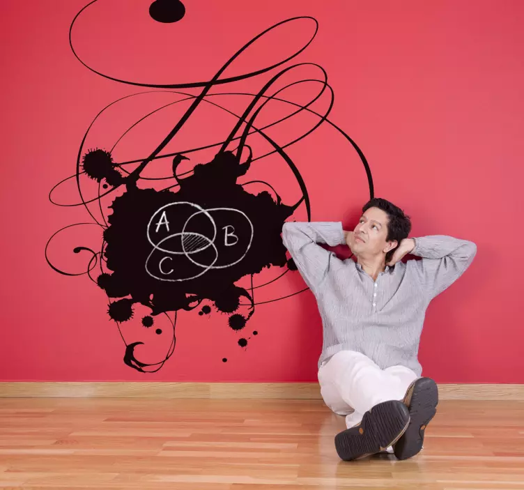 Kalligrafinen paikallinen liitutaulu - Tenstickers