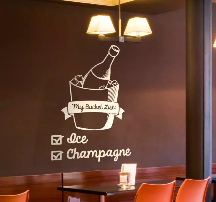 Kauhaluetteloni seinätarra - Tenstickers