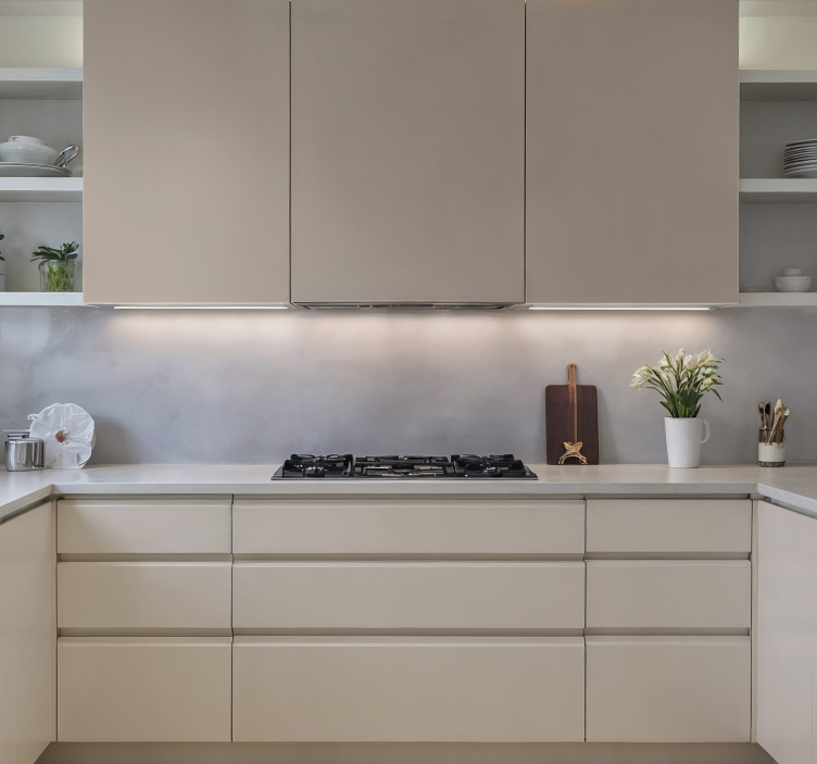 Kermanvärinen arkki keittiö sisustustarra - Tenstickers