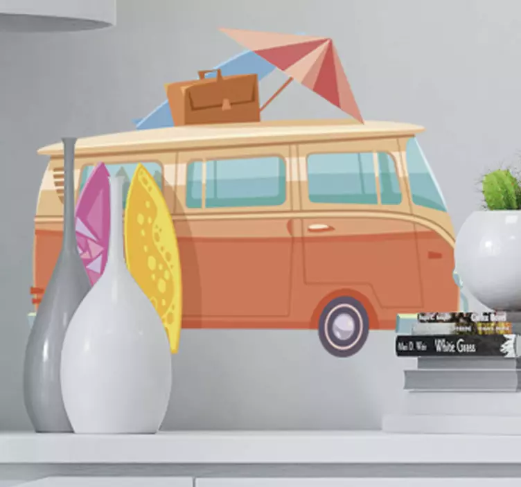 Upea kesäauton surffaustarra - Tenstickers