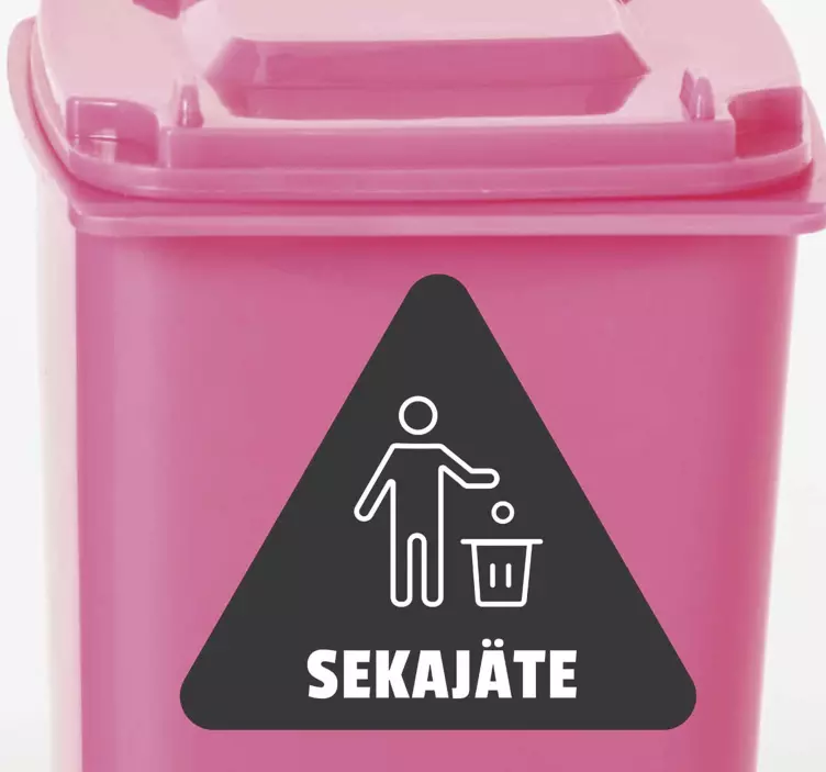 Kierrätys vinyyli merkki - Tenstickers