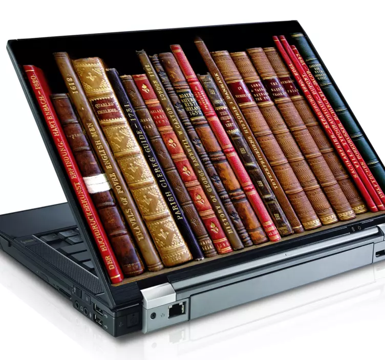 Kirjastokirjojen kannettava tarra - Tenstickers