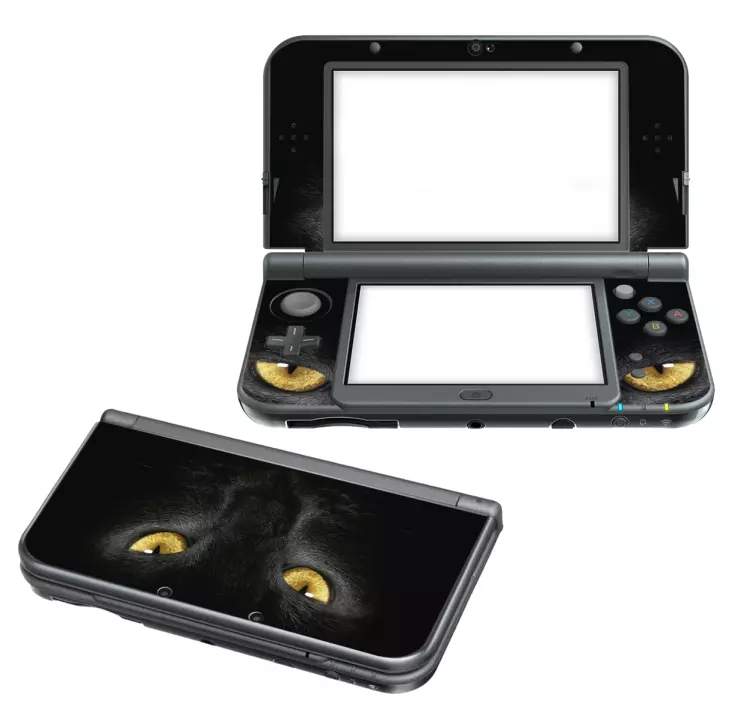 Kissa silmät nintendo tarra - Tenstickers