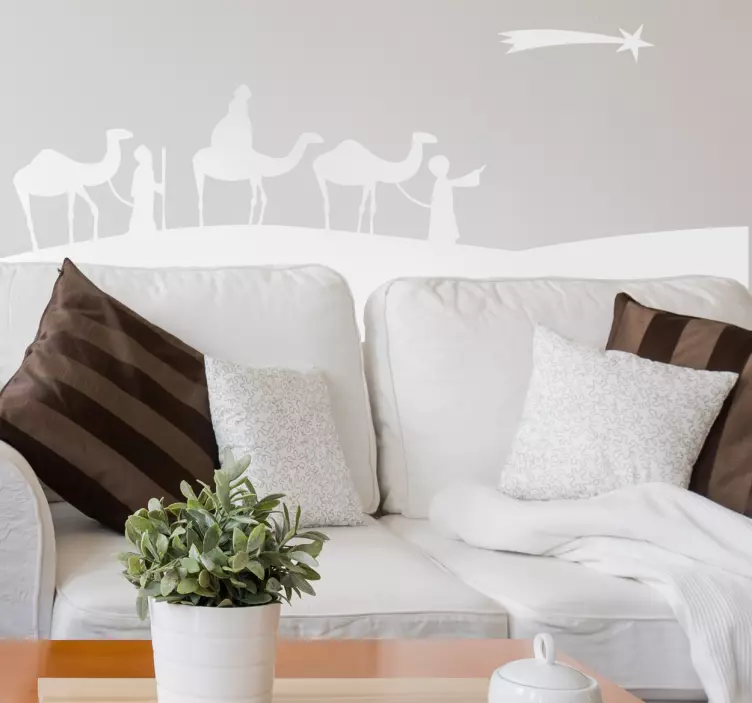 Itämaan tietäjät joulutarra - Tenstickers