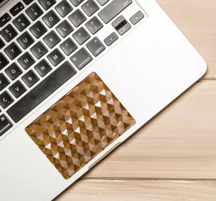 Kolmiomallinen muotoilukonsepti kosketuslevyn tarra - Tenstickers