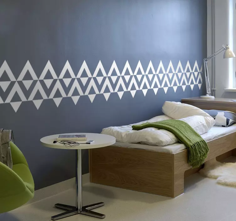 Kolmion muotoinen reunatarra - Tenstickers