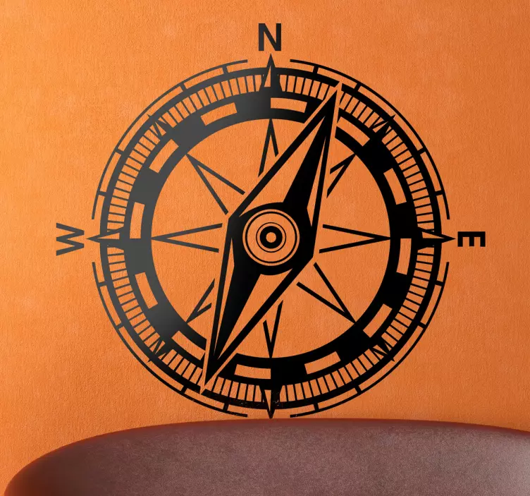 Kompassi Sisustustarra - Tenstickers