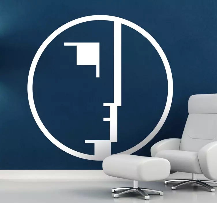 Koristeellinen vinyyli bauhaus -logo - Tenstickers