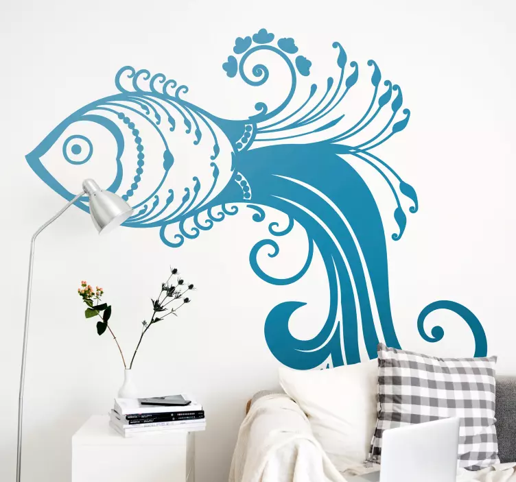 Koristeelliset merenelävät kalat Kalatarra - Tenstickers