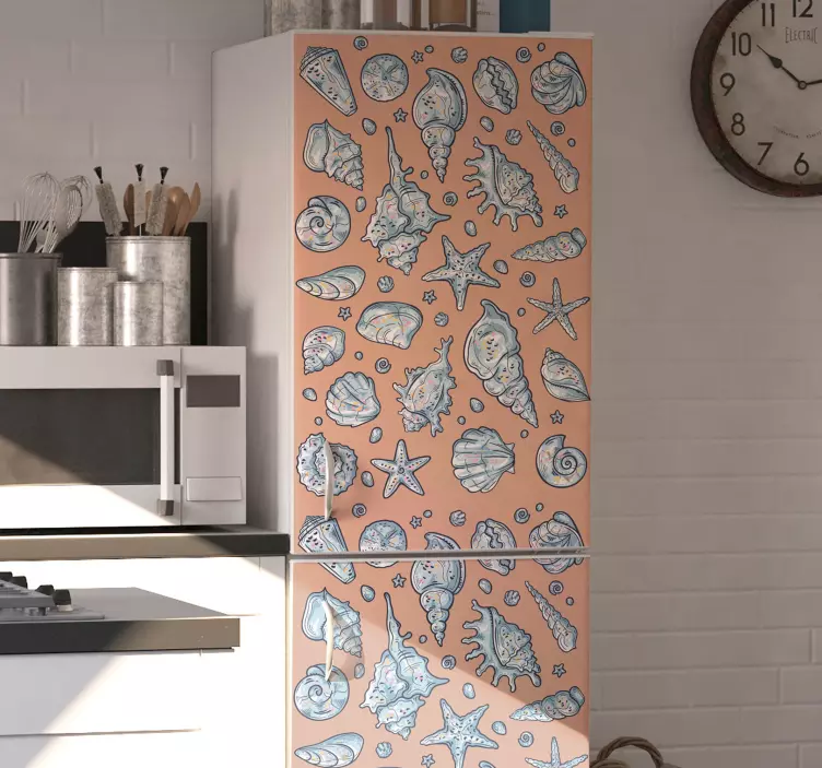 Kotilo luonnoksia jääkaappi Jääkaappitarra - Tenstickers