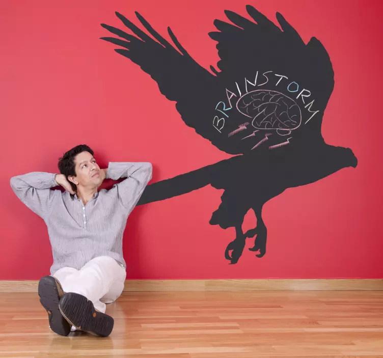 Kotka siluetti liitutaulu - Tenstickers
