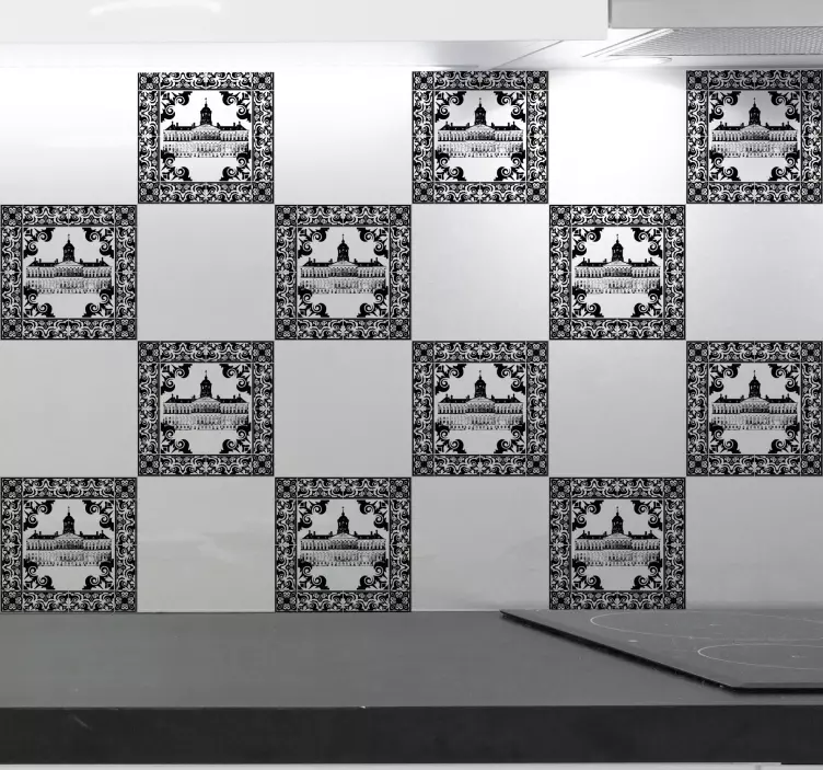 Kuninkaallinen palatsi kaakelitarra - Tenstickers