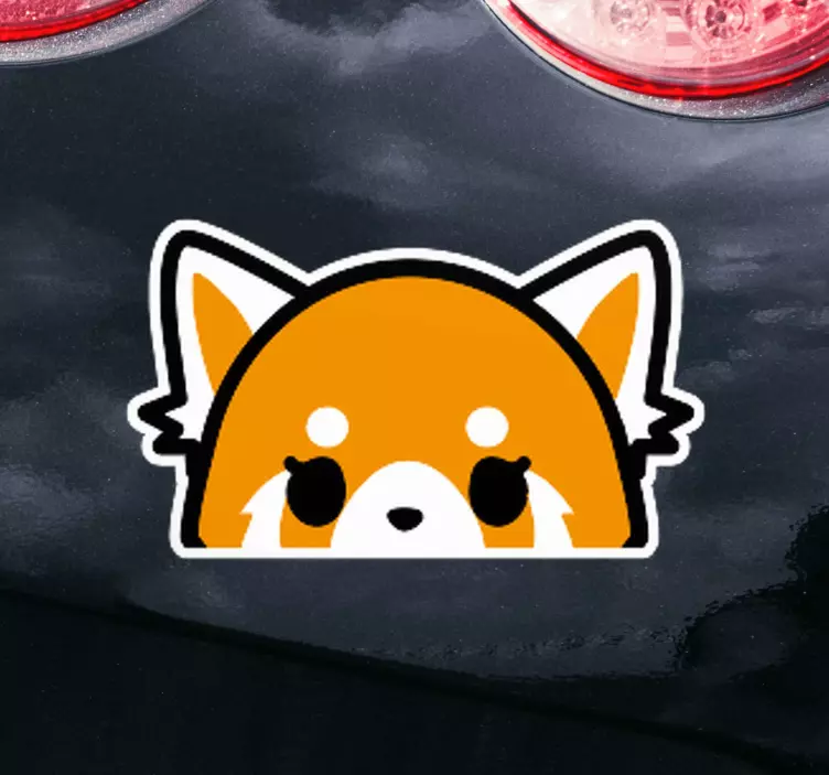 Kurkku anime-kettu Ikkunatarrat - Tenstickers